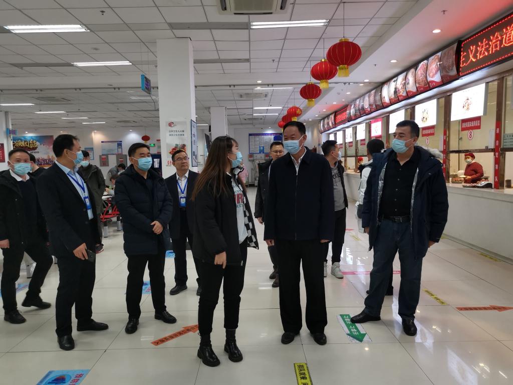 市委许学巍副书记来院与交友学生开展三进两联一交友活动